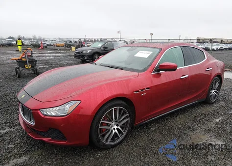 2017 Maserati Ghibli z USA, uszkodzony, nr VIN ZAM57XSA0H1206162